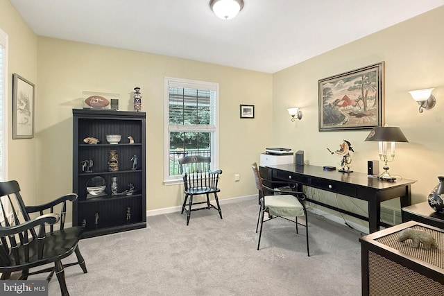 10 Greystone Dr, Lewes, DE 19958 - office area featuring light carpet and baseboards