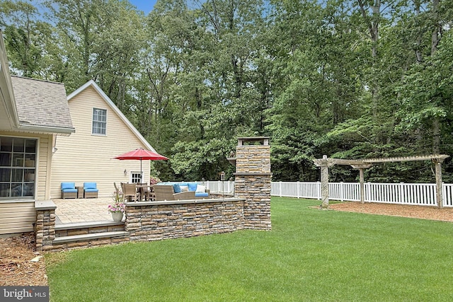 10 Greystone Dr, Lewes, DE 19958 - view of yard featuring outdoor lounge area and a patio area
