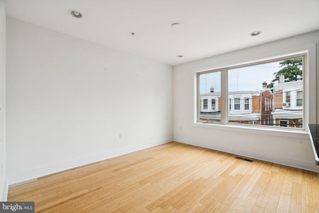 315 Dupont St, Philadelphia, PA 19128 - spare room with wood finished floors and recessed lighting
