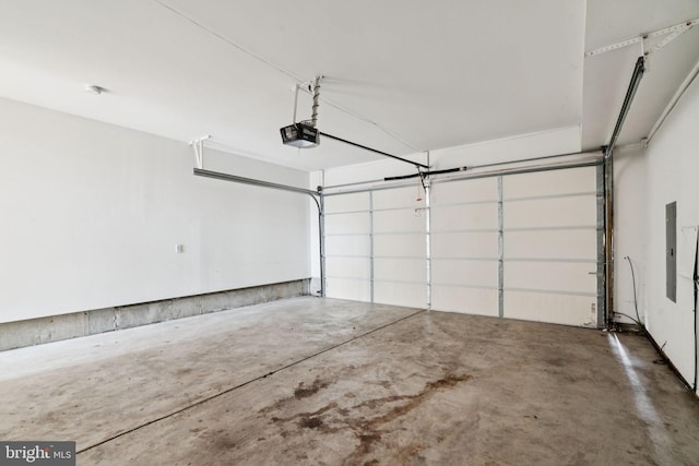 315 Dupont St, Philadelphia, PA 19128 - garage with a garage door opener and electric panel