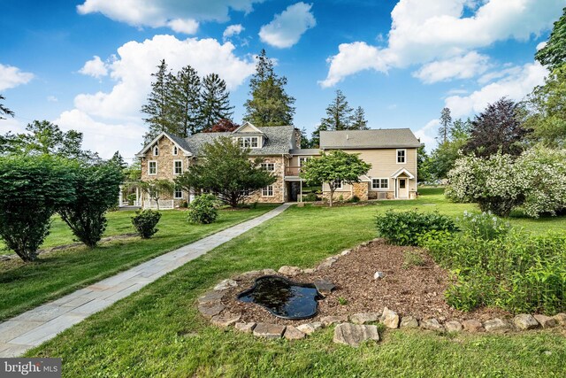 1148 Bodine Rd, Chester Springs, PA 19425 - view of front of house with a front yard