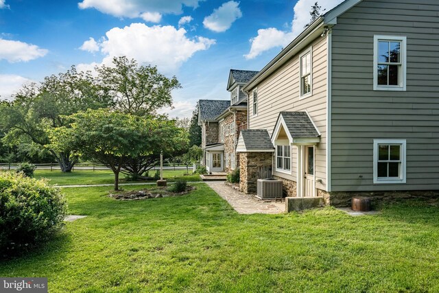 1148 Bodine Rd, Chester Springs, PA 19425 - view of grassy yard featuring cooling unit