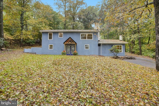7 Cross Trl, Fairfield, PA 17320 - view of front facade featuring a chimney and french doors
