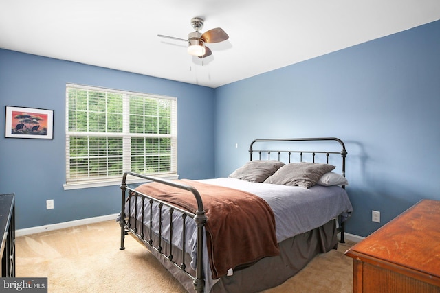1 Crovo Ln, Fredericksburg, VA 22405 - carpeted bedroom featuring baseboards and a ceiling fan
