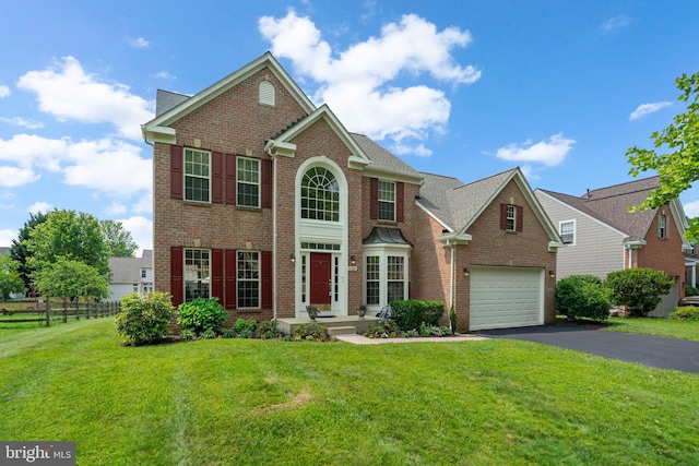 11221 Chaucers Ridge Ct, Laurel, MD 20723 - view of front of home featuring brick siding, driveway, and a garage