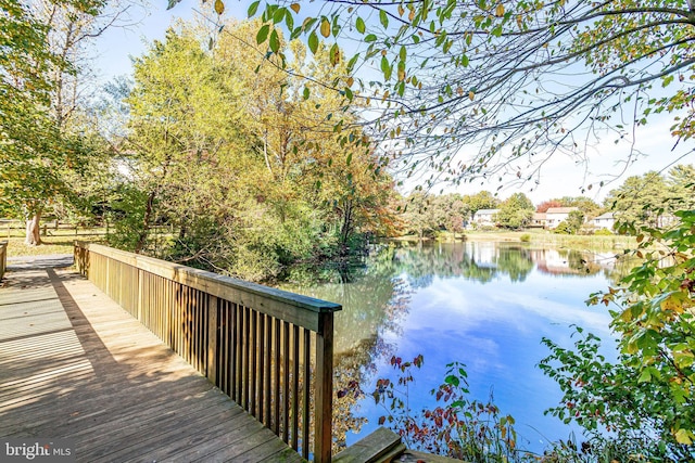 5941 Powells Landing Rd, Burke, VA 22015 - dock featuring a water view