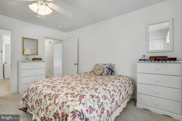 7466 Beebe Rd, Chincoteague Island, VA 23336 - bedroom featuring carpet floors and ceiling fan