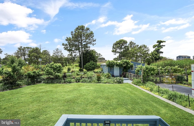 7466 Beebe Rd, Chincoteague Island, VA 23336 - view of green lawn
