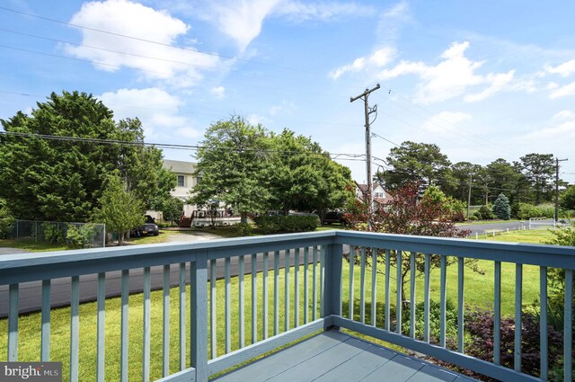 7466 Beebe Rd, Chincoteague Island, VA 23336 - view of balcony