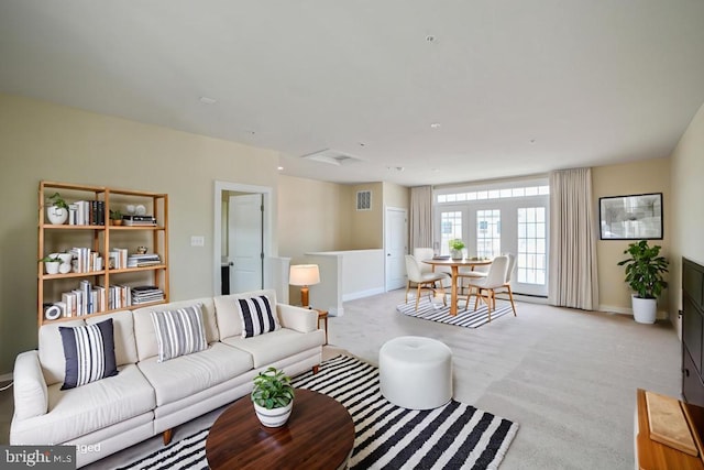 2519 Auden Dr, Silver Spring, MD 20906 - living area featuring light carpet and baseboards