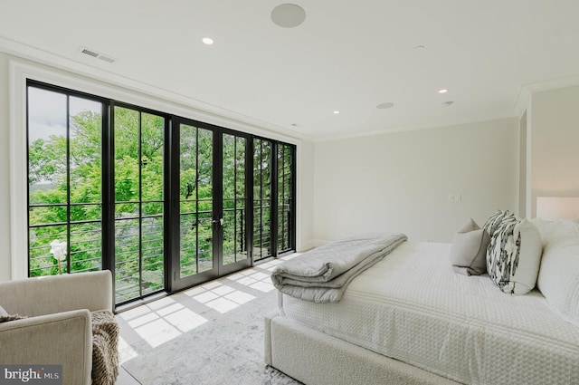5024 Dana Pl NW, Washington, DC 20016 - bedroom with crown molding and recessed lighting