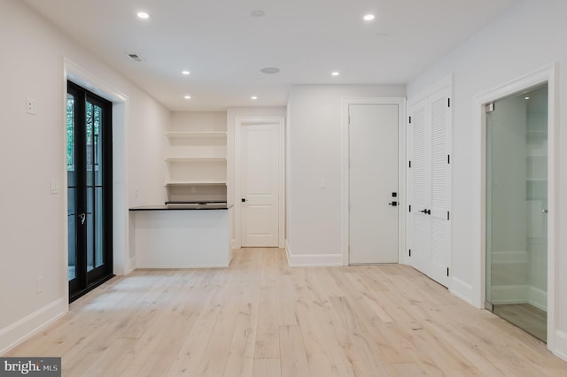 5024 Dana Pl NW, Washington, DC 20016 - unfurnished room featuring light wood-type flooring, recessed lighting, and baseboards