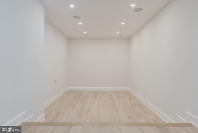 5024 Dana Pl NW, Washington, DC 20016 - unfurnished room with recessed lighting, wood finished floors, and baseboards