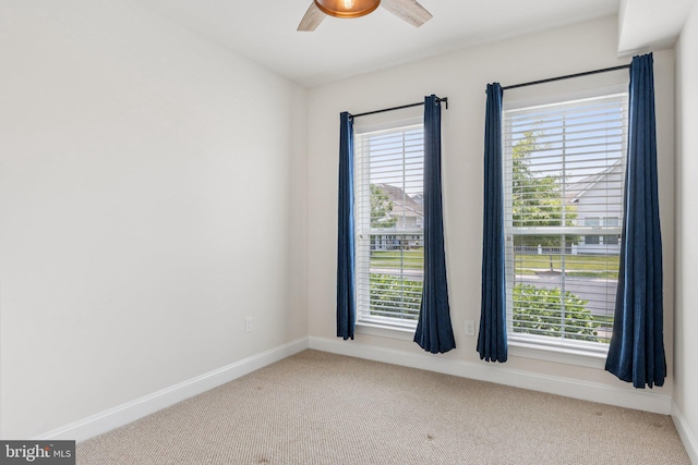 32157 Shorebreak Xing, Millville, DE 19967 - unfurnished room featuring carpet flooring, a ceiling fan, and baseboards