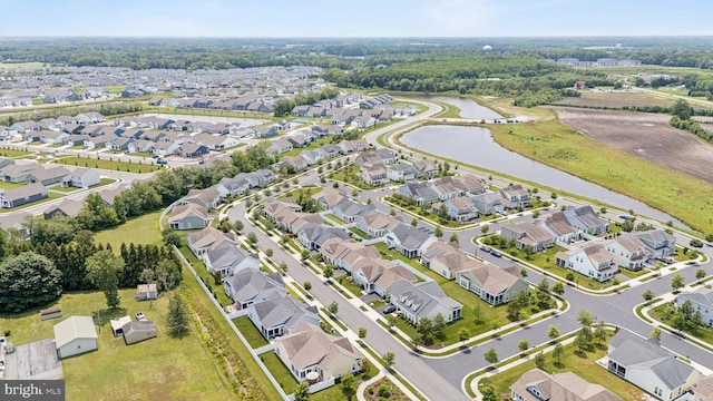 32157 Shorebreak Xing, Millville, DE 19967 - aerial view of property and surrounding area featuring nearby suburban area and a nearby body of water