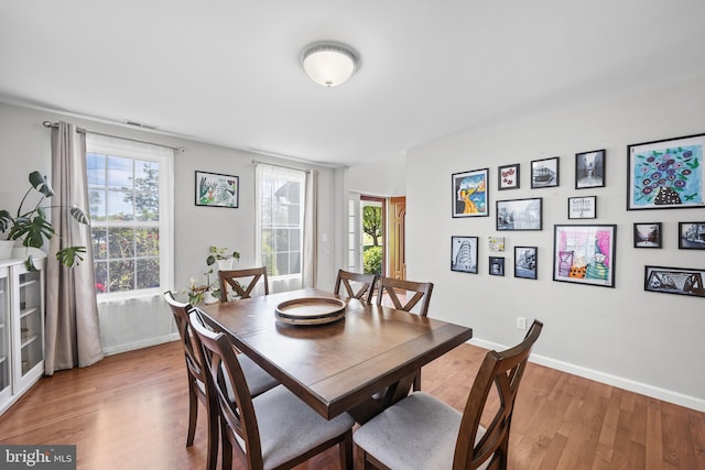 600 Trenton Rd, Langhorne, PA 19047 - dining area featuring wood finished floors, healthy amount of natural light, and baseboards