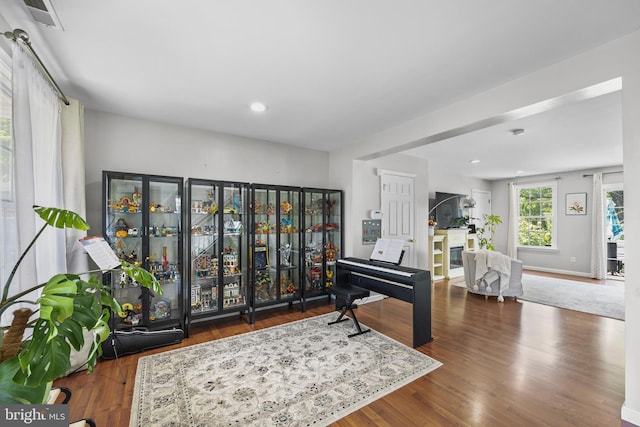 600 Trenton Rd, Langhorne, PA 19047 - sitting room featuring wood finished floors, recessed lighting, and baseboards