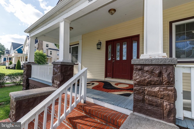 3622 Springdale Ave, Baltimore, MD 21216 - doorway to property with covered porch