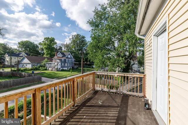 3622 Springdale Ave, Baltimore, MD 21216 - view of wooden terrace