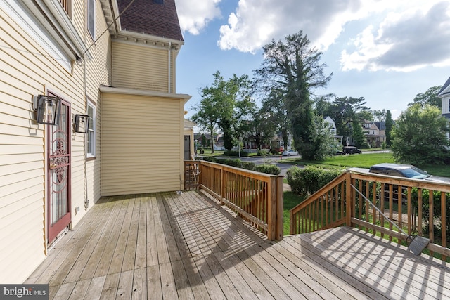 3622 Springdale Ave, Baltimore, MD 21216 - deck featuring a residential view