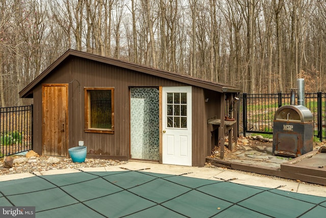 1220 Morgantown Rd, Morgantown, PA 19543 - view of outdoor structure with fence and an outdoor structure