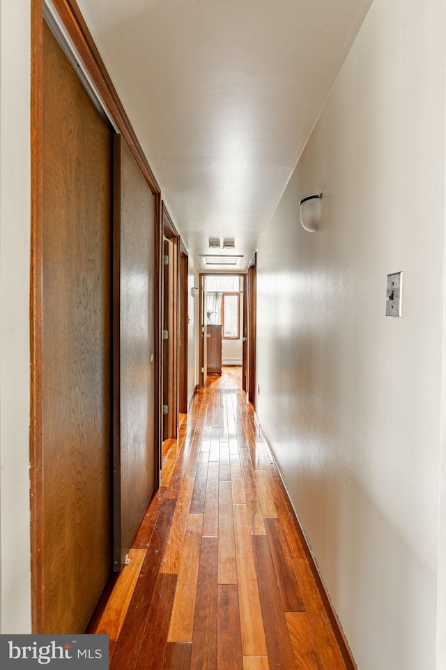 1220 Morgantown Rd, Morgantown, PA 19543 - corridor featuring hardwood / wood-style floors and baseboards