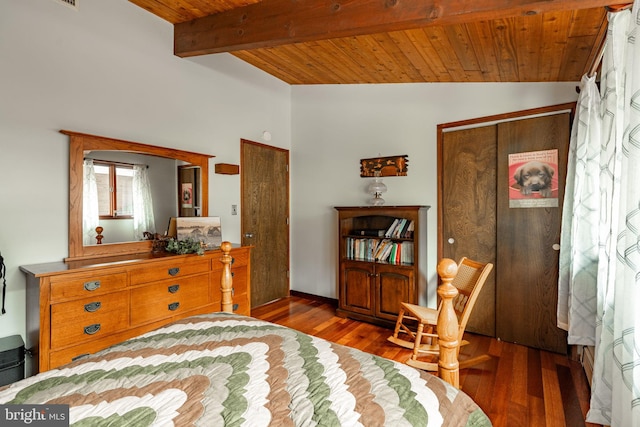 1220 Morgantown Rd, Morgantown, PA 19543 - bedroom featuring wood finished floors and wood ceiling