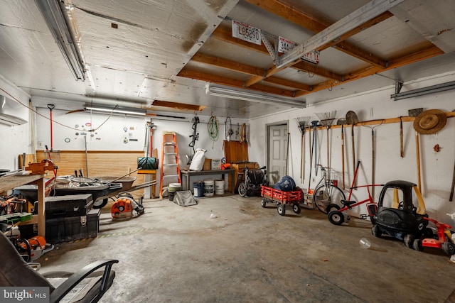 1220 Morgantown Rd, Morgantown, PA 19543 - garage with a workshop area