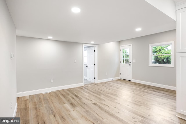 1985 W Blvd, Malaga, NJ 08328 - empty room featuring light wood-style floors, recessed lighting, and baseboards