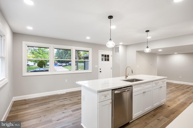 1985 W Blvd, Malaga, NJ 08328 - kitchen featuring stainless steel dishwasher, a sink, baseboards, and recessed lighting