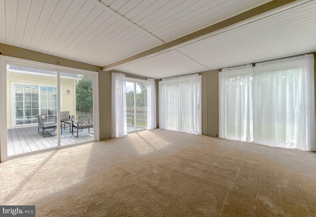 unfurnished room featuring carpet floors