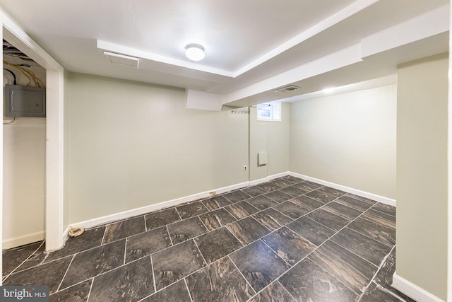 3321 Clay St, Silver Spring, MD 20902 - below grade area with baseboards and electric panel