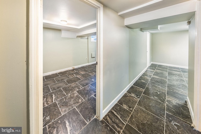 3321 Clay St, Silver Spring, MD 20902 - hallway featuring baseboards and marble finish floors