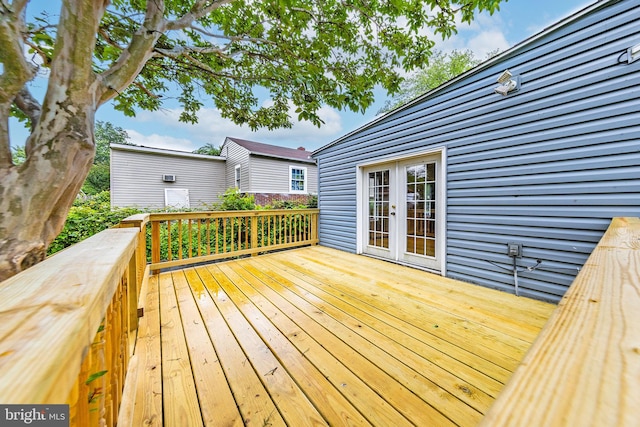 3321 Clay St, Silver Spring, MD 20902 - wooden terrace featuring french doors