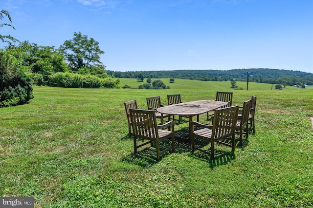 6437 Blantyre, Warrenton, VA 20187 - view of grassy yard featuring a view of rural / pastoral area