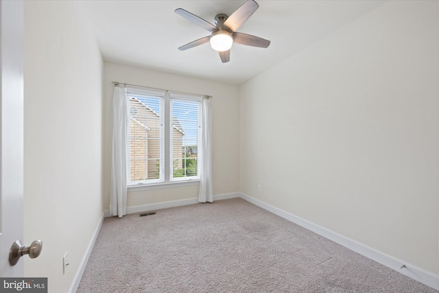 20383 Codman Dr, Ashburn, VA 20147 - unfurnished room with ceiling fan, baseboards, and carpet