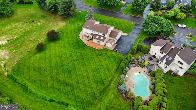 11 Candace Ct, Richboro, PA 18954 - aerial view of residential area with a pool
