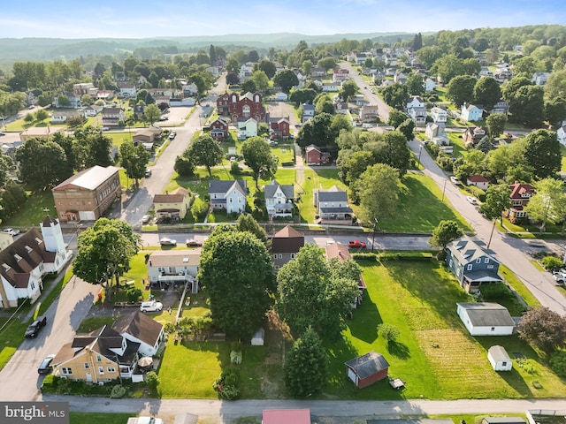 407 Lingle St, Osceola Mills, PA 16666 - aerial overview of property's location with nearby suburban area