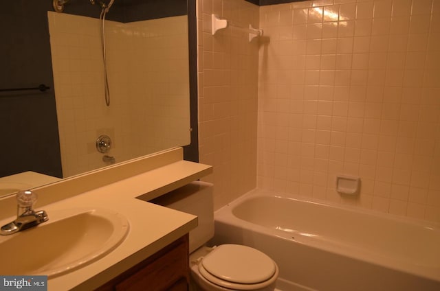 18050 Chalet Dr Unit 14-303, Germantown, MD 20874 - bathroom with shower / washtub combination, vanity, and toilet