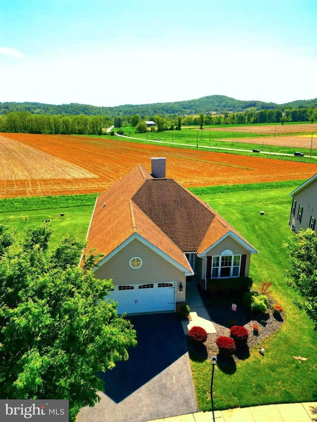 view of rural area