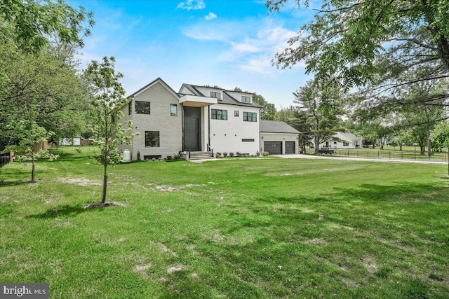 view of front of home with an attached garage