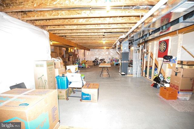 130 Steamboat Ct, North East, MD 21901 - unfinished basement featuring heating unit