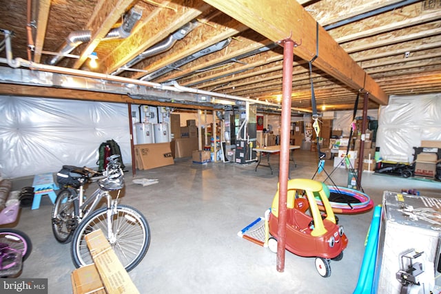 130 Steamboat Ct, North East, MD 21901 - unfinished basement with heating unit