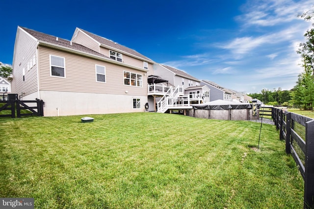 130 Steamboat Ct, North East, MD 21901 - back of house featuring a wooden deck and roof with shingles