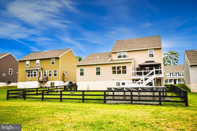 130 Steamboat Ct, North East, MD 21901 - back of property with a gazebo
