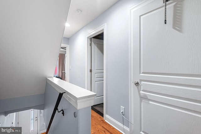 1248 N Hollywood St, Philadelphia, PA 19121 - corridor with light wood-style floors and baseboards