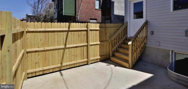 1248 N Hollywood St, Philadelphia, PA 19121 - view of patio / terrace featuring fence