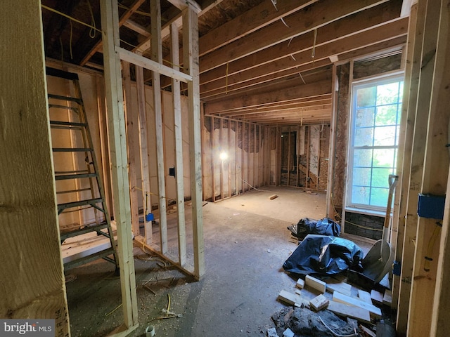 miscellaneous room with healthy amount of natural light