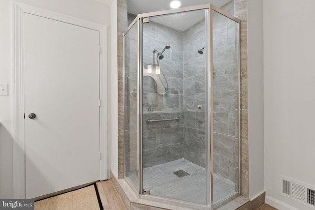 4009 30th St N, Arlington, VA 22207 - full bathroom featuring a shower stall and baseboards