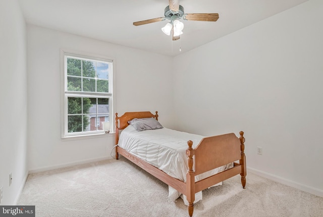 2452 Tuckahoe Ct, Waldorf, MD 20601 - carpeted bedroom with baseboards and a ceiling fan
